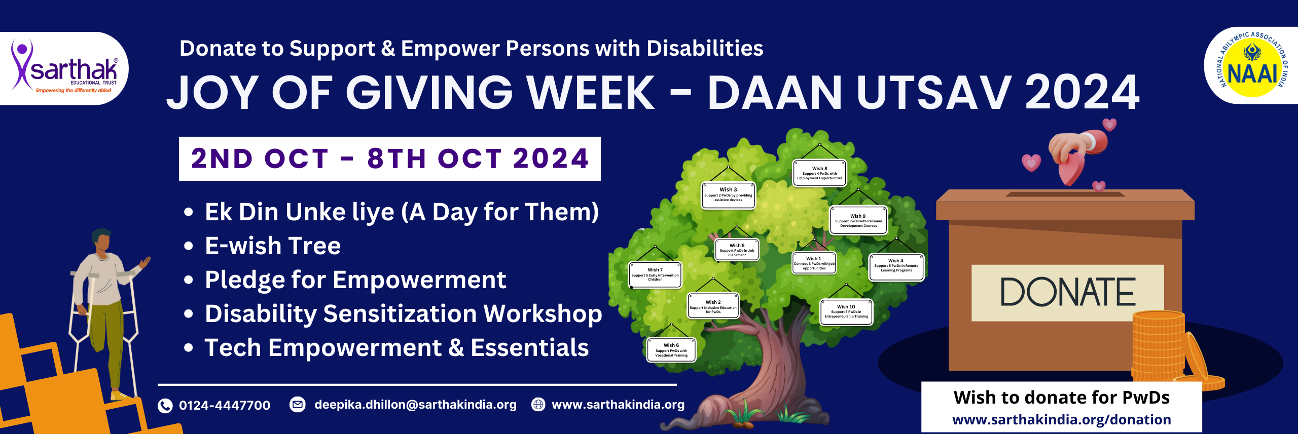 Joy of Giving Week - Daan Utsav 2024