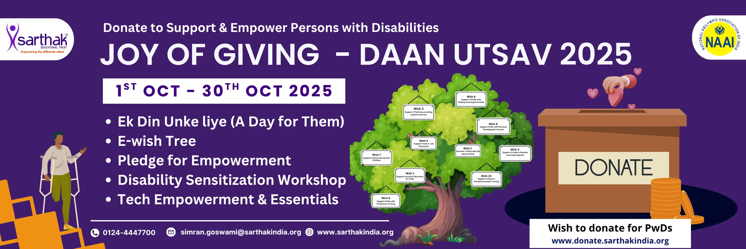 Joy of Giving Week - Daan Utsav